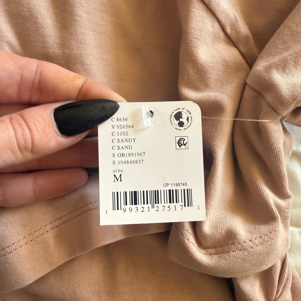 Free People Women's Track Pants & Top Set in Dusty Rose - Picture 3 of 4